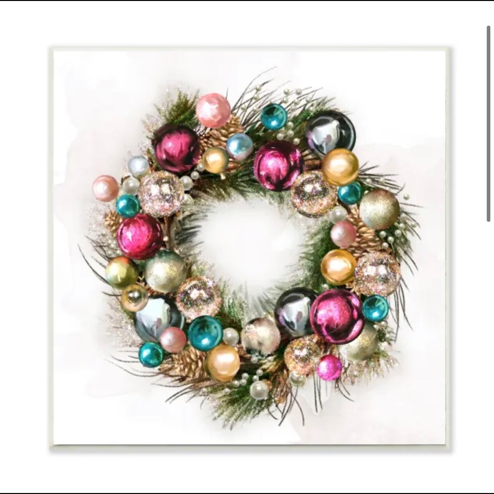 NWT Pier 1 Imports Wreath Wall Plaque